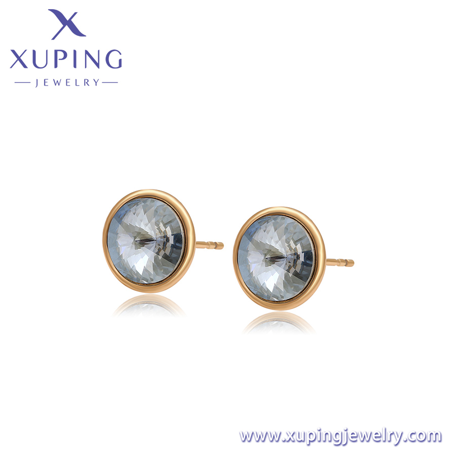 الجملة Xuping أفضل أقراط الماس سولوتير